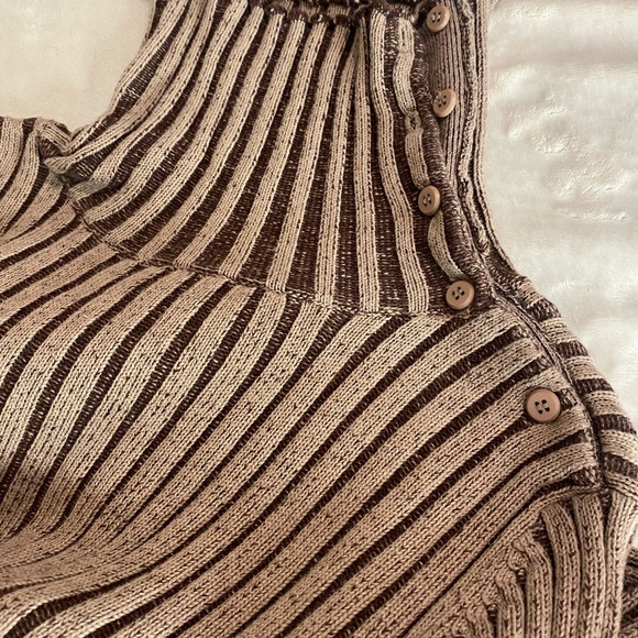 Massimo turtle neck knit sweater Thermal| Size L - Picture 4 of 13